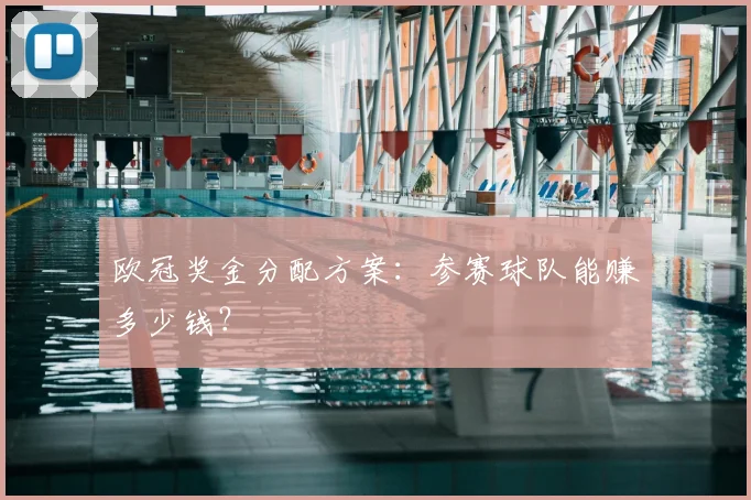 欧冠奖金分配方案:参赛球队能赚多少钱?