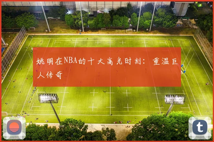 姚明在NBA的十大高光时刻：重温巨人传奇